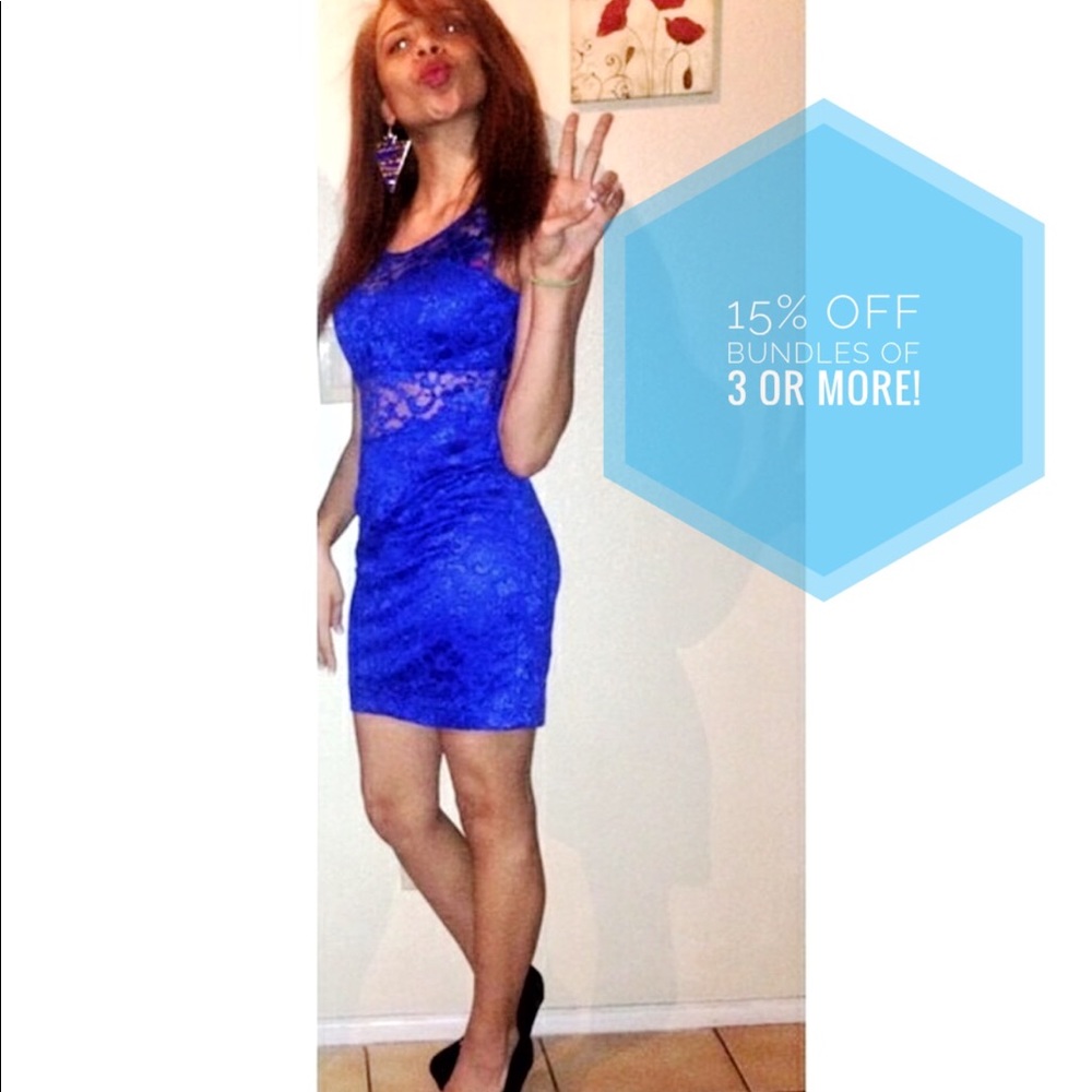 Blue Lace Dress